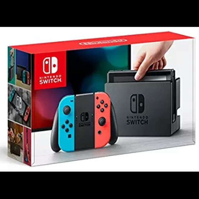 エンタメ/ホビーNintendo Switch　ネオンレッド/ネオンブルー　スイッチ　新品