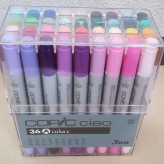 ツゥールズ(TOOLS)の【COPIC】コピックチャオ　A 36色（中古品）　(カラーペン/コピック)