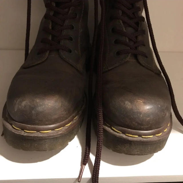 Dr.Martens(ドクターマーチン)のドクターマーチン 8ホール 米国製 ヴィンテージ加工 ブーツ レディースの靴/シューズ(ブーツ)の商品写真