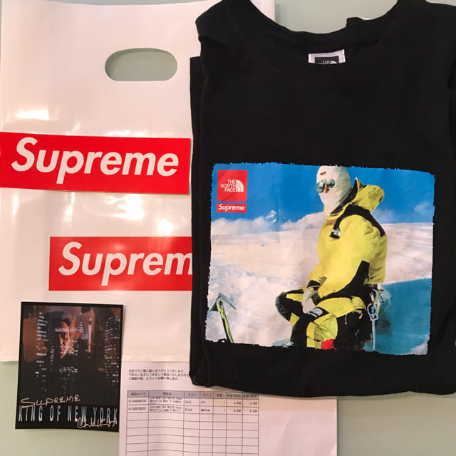 supreme  north face  Tシャツ