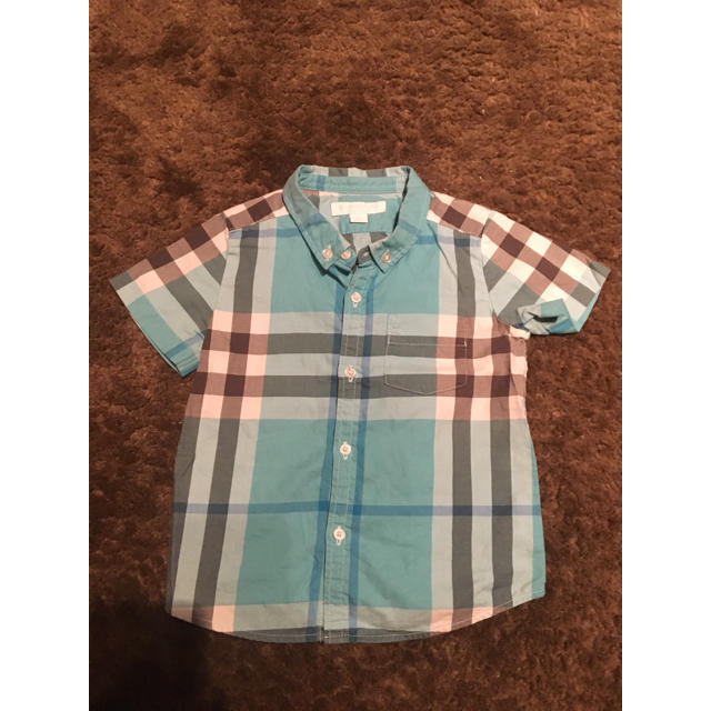 BURBERRY(バーバリー)のバーバリー 半袖シャツ キッズ/ベビー/マタニティのキッズ服男の子用(90cm~)(ブラウス)の商品写真