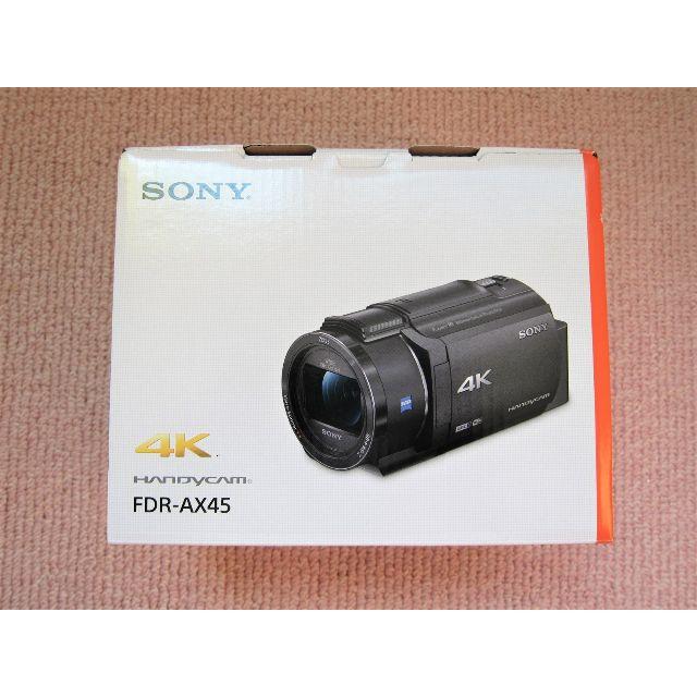 お礼や感謝伝えるプチギフト FDR-AX45 SONY 新品未使用 - SONY ブラック ハンディカム 4K ビデオカメラ