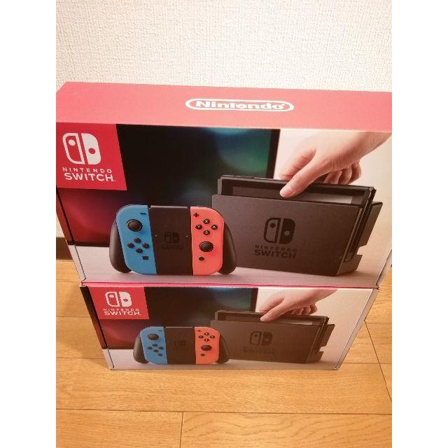 2台 switch 本体 スイッチ ネオン 新品未開封