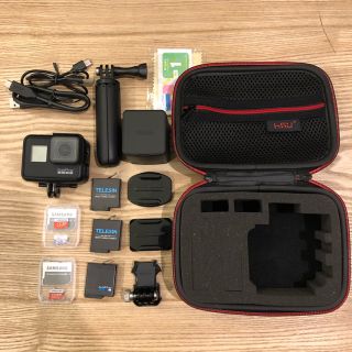 ゴープロ(GoPro)のGoPro HERO 7 Black 美品 アクセサリー多数付属(ビデオカメラ)