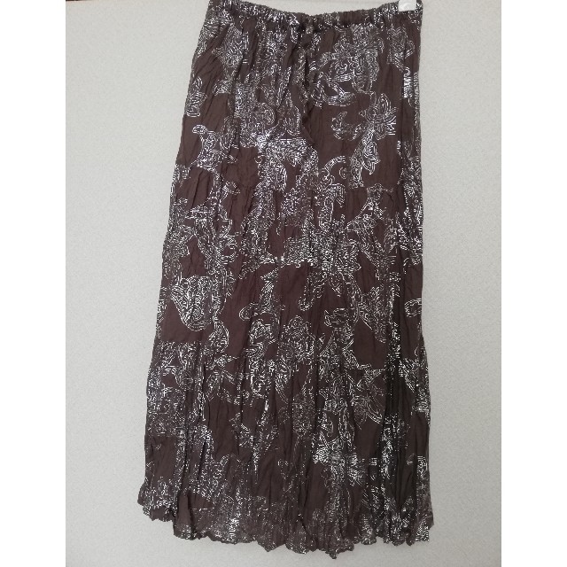 (タグ付き未使用)ロングプリーツスカート レディースのスカート(ロングスカート)の商品写真