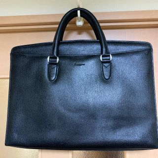 極美品 Aquascutum アクアスキュータム メンズ レザービジネスバック