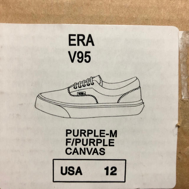 VANS(ヴァンズ)の30 VANS ERA PURPLE バンズ エラ パープル  メンズの靴/シューズ(スニーカー)の商品写真