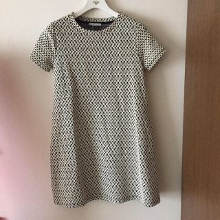 ザラ(ZARA)のZARA★モノトーン未使用ワンピース★(ミニワンピース)