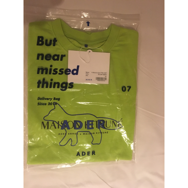 Ader Error Maison Kitsune コラボTシャツ