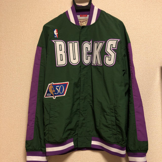 Mitchell &ness ミルウォーキーバックス ジャケット