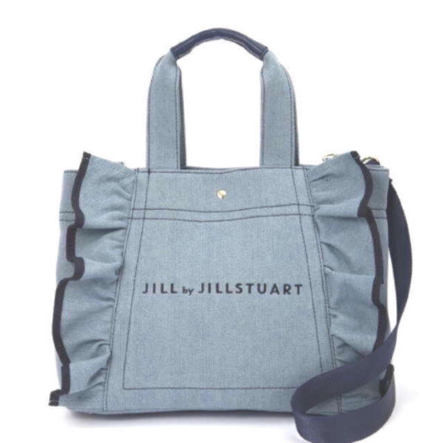 JILL by JILLSTUART(ジルバイジルスチュアート)のジルバイジルスチュアートフリルキャンバストート レディースのバッグ(トートバッグ)の商品写真