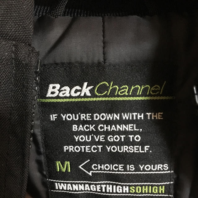 Back Channel(バックチャンネル)のバックチャンネル Back Channel ブラック ブルゾン ジャケット 黒 メンズのジャケット/アウター(ブルゾン)の商品写真