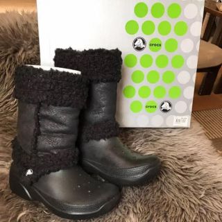 クロックス(crocs)のcrocsboots☆美品☆21cm(ブーツ)