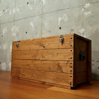 Wood Trunk ウッドトランク M size (ケース/ボックス)
