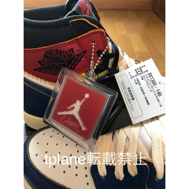 NIKE(ナイキ)の★値下げ！★ユニオンジョーダン1 jordan NIKEナイキ Union 28 メンズの靴/シューズ(スニーカー)の商品写真