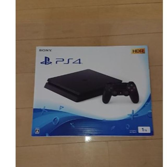 エンタメ/ホビー【新品未開封】PlayStation®4 ジェット・ブラック 1TB