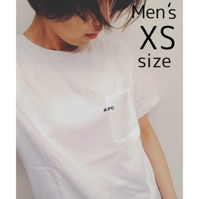 A.P.C(アーペーセー)の【未使用】A.P.C.半袖TシャツメンズXS(日本人メンズS)apcアーペーセー メンズのトップス(Tシャツ/カットソー(半袖/袖なし))の商品写真