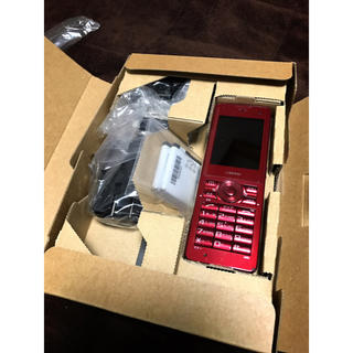 キョウセラ(京セラ)のWILLCOM LIBERIO WX03K (Red)(PHS本体)
