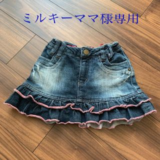 ジェニィ(JENNI)の美品【JENNI】キッズ デニムスカート 120㎝(スカート)