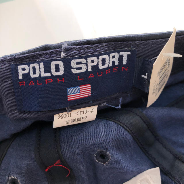 Ralph Lauren(ラルフローレン)のポロ スポーツ ラルフローレン POLO ビンテージ オールド キャップ 90s メンズの帽子(キャップ)の商品写真