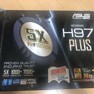 エイスース(ASUS)のマザーボード H97Plus(PCパーツ)