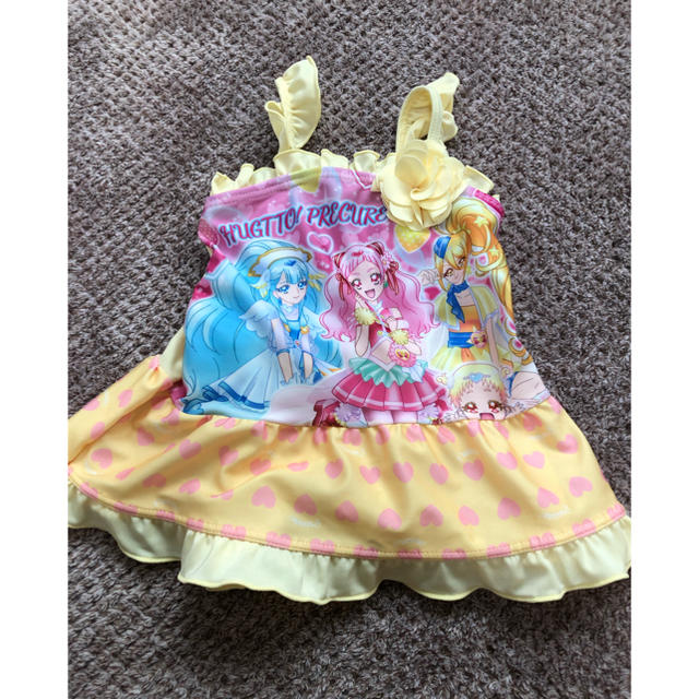 BANDAI(バンダイ)のはぐっとプリキュア◎水着◎100 キッズ/ベビー/マタニティのキッズ服女の子用(90cm~)(水着)の商品写真