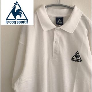 ルコックスポルティフ(le coq sportif)のルコック  スポルティフ ポロシャツ ★美品★ 白(Tシャツ/カットソー(半袖/袖なし))