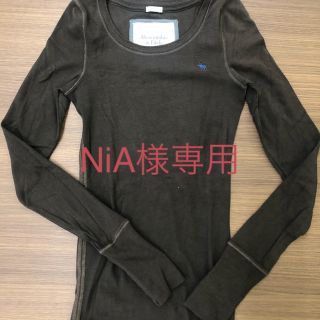 アバクロンビーアンドフィッチ(Abercrombie&Fitch)の【美品‼️】アバクロンビー&フィッチ 長袖 Tシャツ 2枚セット(Tシャツ(長袖/七分))