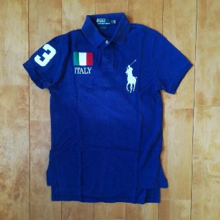 ポロラルフローレン(POLO RALPH LAUREN)のPOLO Ralph Lauren ポロシャツ　ITALYブルー×ビッグポニー(ポロシャツ)