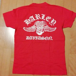 ハーレーダビッドソン(Harley Davidson)の値下げ！　ハーレー　Tシャツ　Harley Davidson 赤　L(Tシャツ(半袖/袖なし))