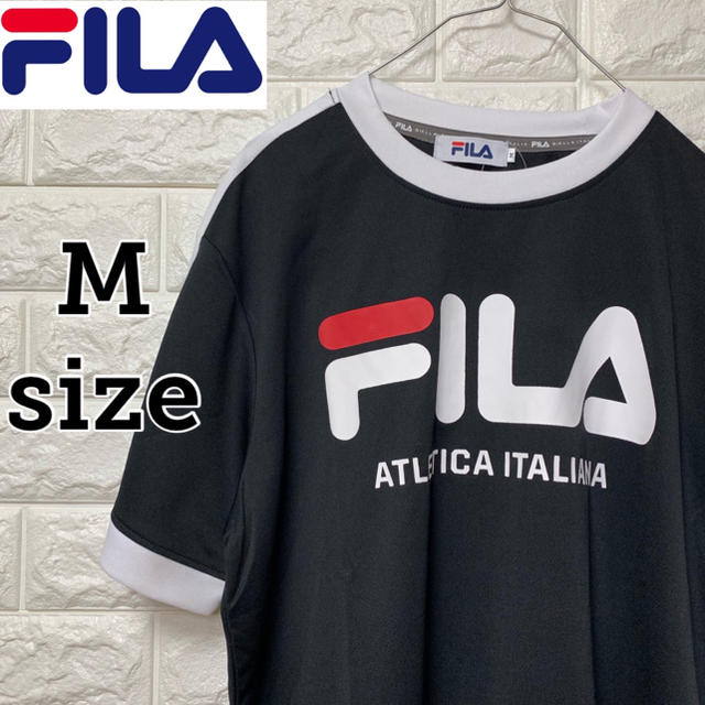 FILA(フィラ)のFILA フィラ ビッグロゴ Tシャツ タグ付き 未使用品 Mサイズ メンズのトップス(Tシャツ/カットソー(半袖/袖なし))の商品写真