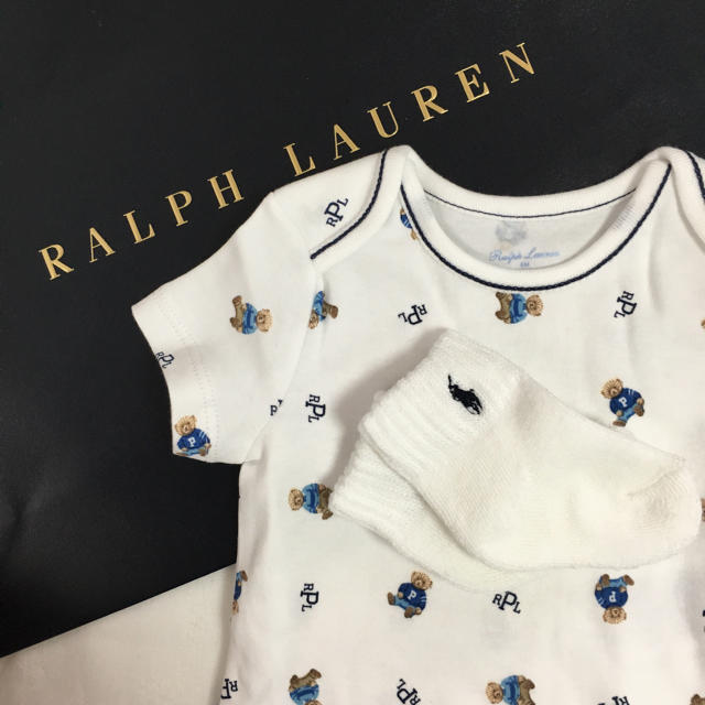 Ralph Lauren(ラルフローレン)の定価半額以下！ラルフギフト☆大人気！！70 キッズ/ベビー/マタニティのベビー服(~85cm)(ロンパース)の商品写真