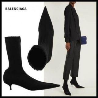 バレンシアガ(Balenciaga)の新品 バレンシアガ ナイフ ブラック 定価127,440円 箱なし(ハイヒール/パンプス)