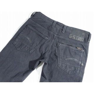 ジースター(G-STAR RAW)のG-STAR RAW ブラックデニム　ボタンフライ　サイズ28　ウエスト約77㎝(デニム/ジーンズ)