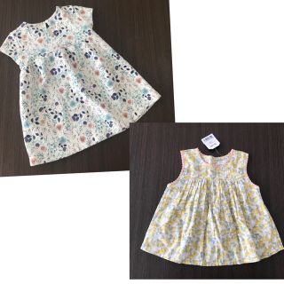 ザラキッズ(ZARA KIDS)のZara baby ■ 花柄 ワンピース   90(ワンピース)