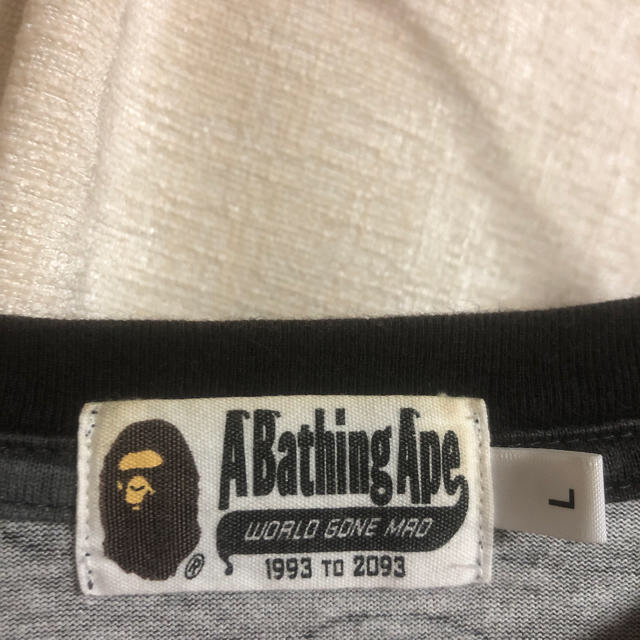 A BATHING APE(アベイシングエイプ)のアベイシングエイプ  ロンT  蓄光 メンズのトップス(Tシャツ/カットソー(七分/長袖))の商品写真
