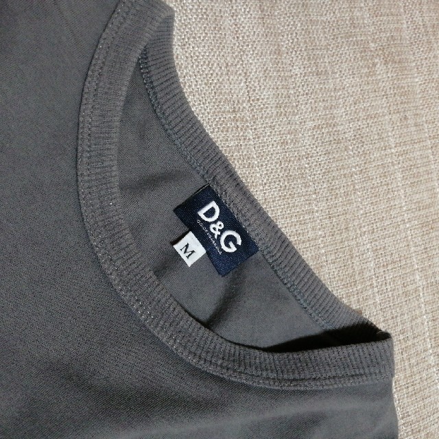 D&G(ディーアンドジー)のD&G ドルチェ&ガッバーナ　Tシャツ　カットソー　M グレー メンズのトップス(Tシャツ/カットソー(半袖/袖なし))の商品写真
