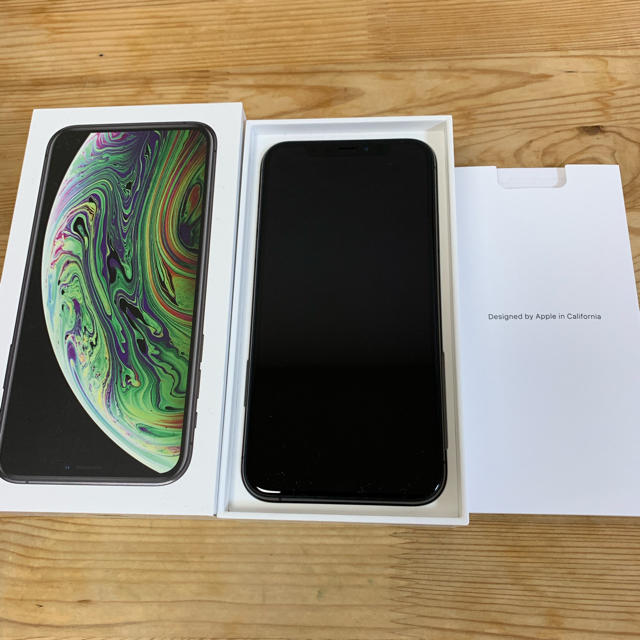 iPhone XS Space Gray 256 GB SIMフリー 美品 - スマートフォン本体