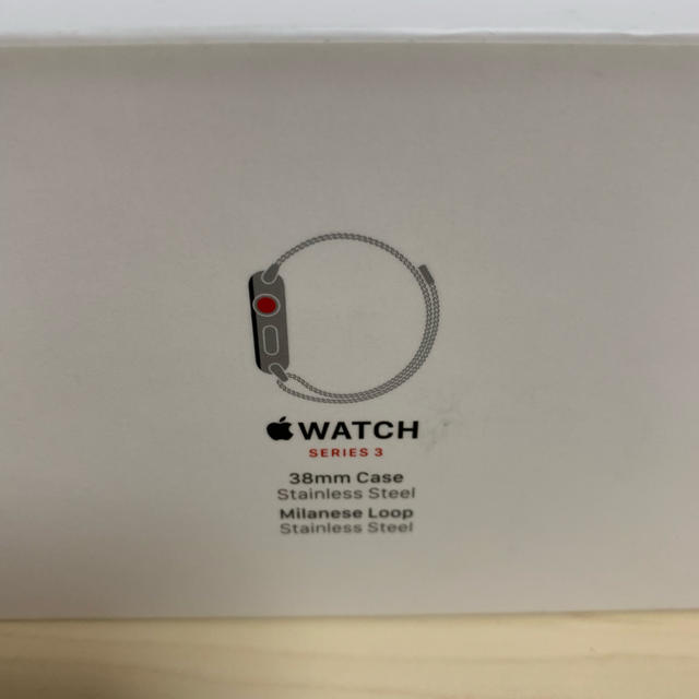 Apple Watch(アップルウォッチ)のApple Watch 3 38mm ステンレス シルバー ミラネーゼループ  スマホ/家電/カメラのスマホアクセサリー(その他)の商品写真