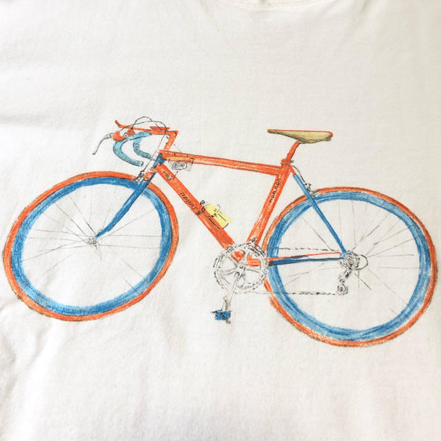 【PAPAS】自転車イラストTシャツ