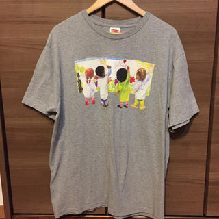 シュプリーム(Supreme)のSupreme kids tee Lサイズ グレー(Tシャツ/カットソー(半袖/袖なし))