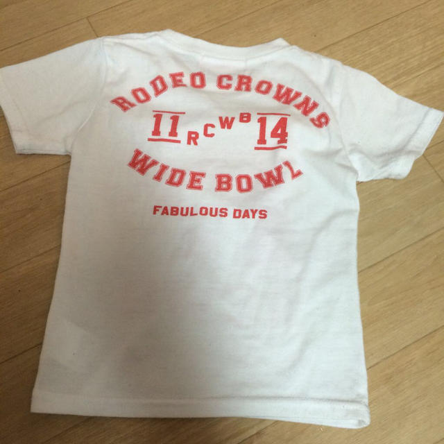 RODEO CROWNS WIDE BOWL(ロデオクラウンズワイドボウル)の☆RODEO・WBペア二枚 キッズ/ベビー/マタニティのキッズ服女の子用(90cm~)(Tシャツ/カットソー)の商品写真