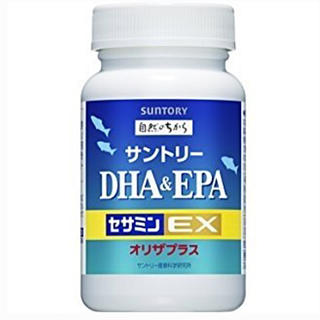 サントリー(サントリー)の新品未開封☆サントリー DHA & EPA ＋ セサミンE X 120粒(ビタミン)