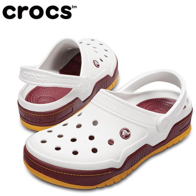 crocs - 半額スタート クロックス 26cm ホワイト ゴールド フロントコート クロッグの通販 by K's Dream's shop