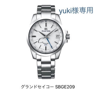 グランドセイコー(Grand Seiko)の【yuki様専用】グランドセイコーsbge209 スプリングドライブ(腕時計(アナログ))