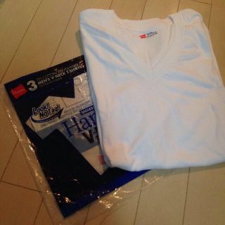 ヘインズ(Hanes)のヘインズVネックT BLUE PACK(Tシャツ(半袖/袖なし))