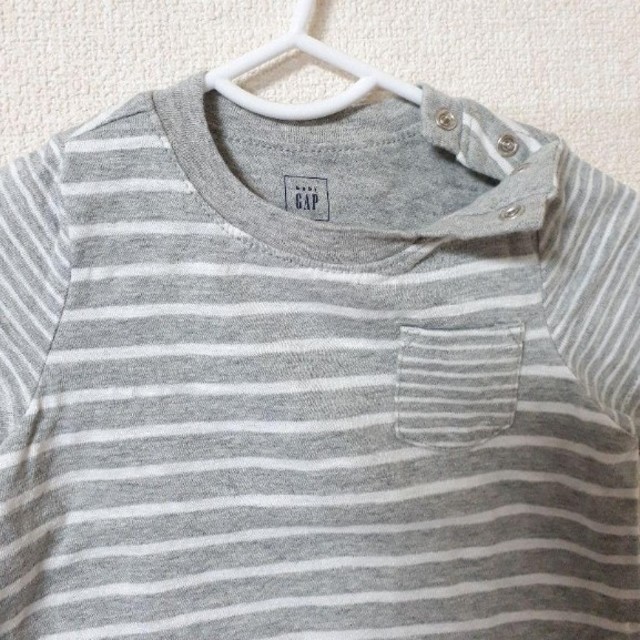 babyGAP(ベビーギャップ)のbabyGAP ロンパース ベビーギャップ 半袖 ボディシャツ キッズ/ベビー/マタニティのベビー服(~85cm)(ロンパース)の商品写真