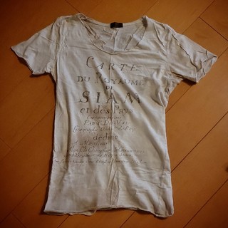 ゴア(goa)のgoa ❣ Tシャツ ロゴＴ ベージュ カットソー (Tシャツ/カットソー(半袖/袖なし))