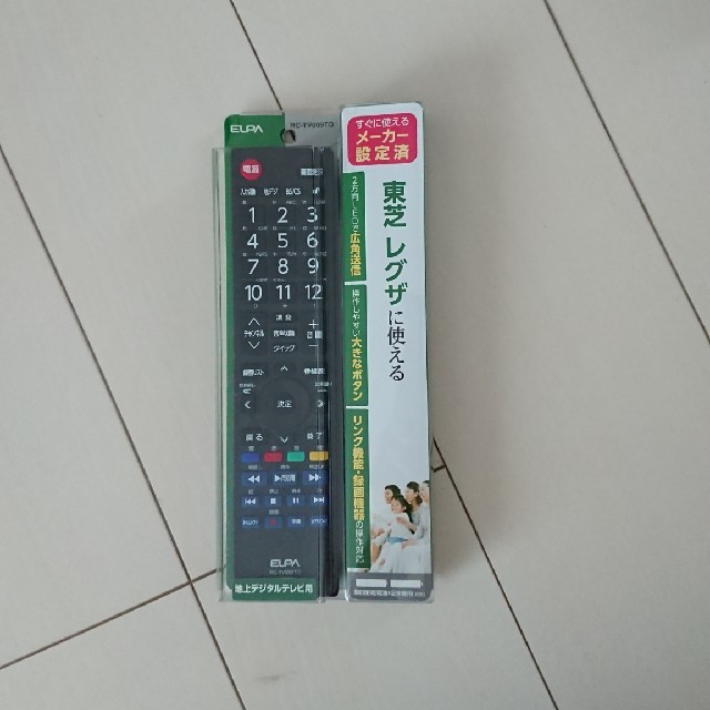 ELPA(エルパ)のTOSHIBA リモコン  ELPA スマホ/家電/カメラのテレビ/映像機器(テレビ)の商品写真