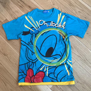 ディズニー(Disney)のディズニーリゾート Ｔシャツ ドナルド ブルー S(Tシャツ(半袖/袖なし))